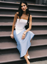 Resistance Asymmetrical Maxi Skirt Blue